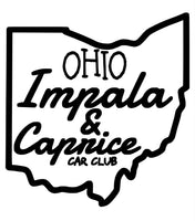 Ohio Impala Car Stickers