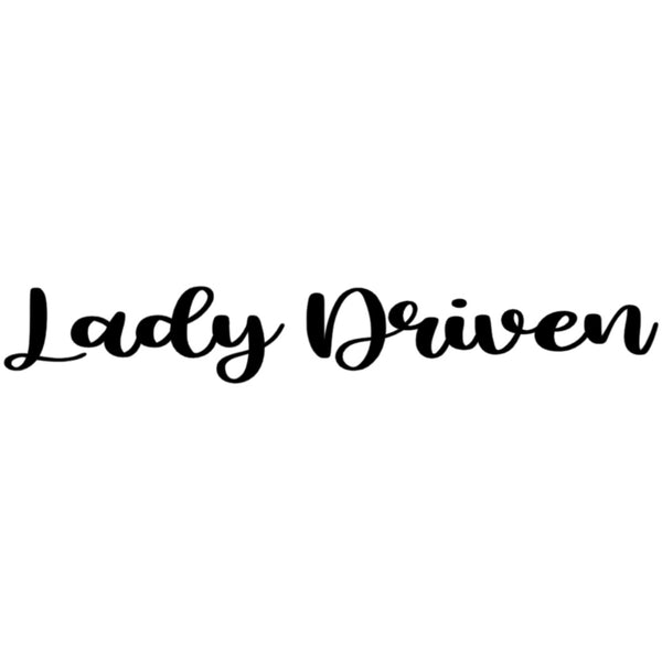 Lady Driven Sticker